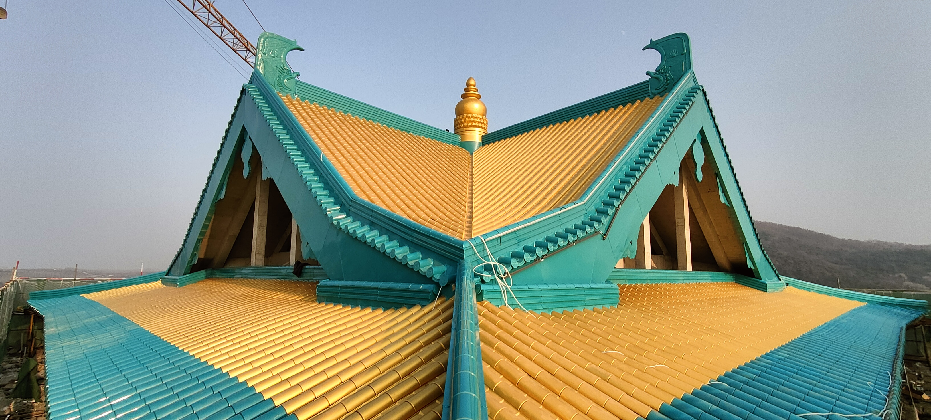 仿古金屬瓦生產廠家